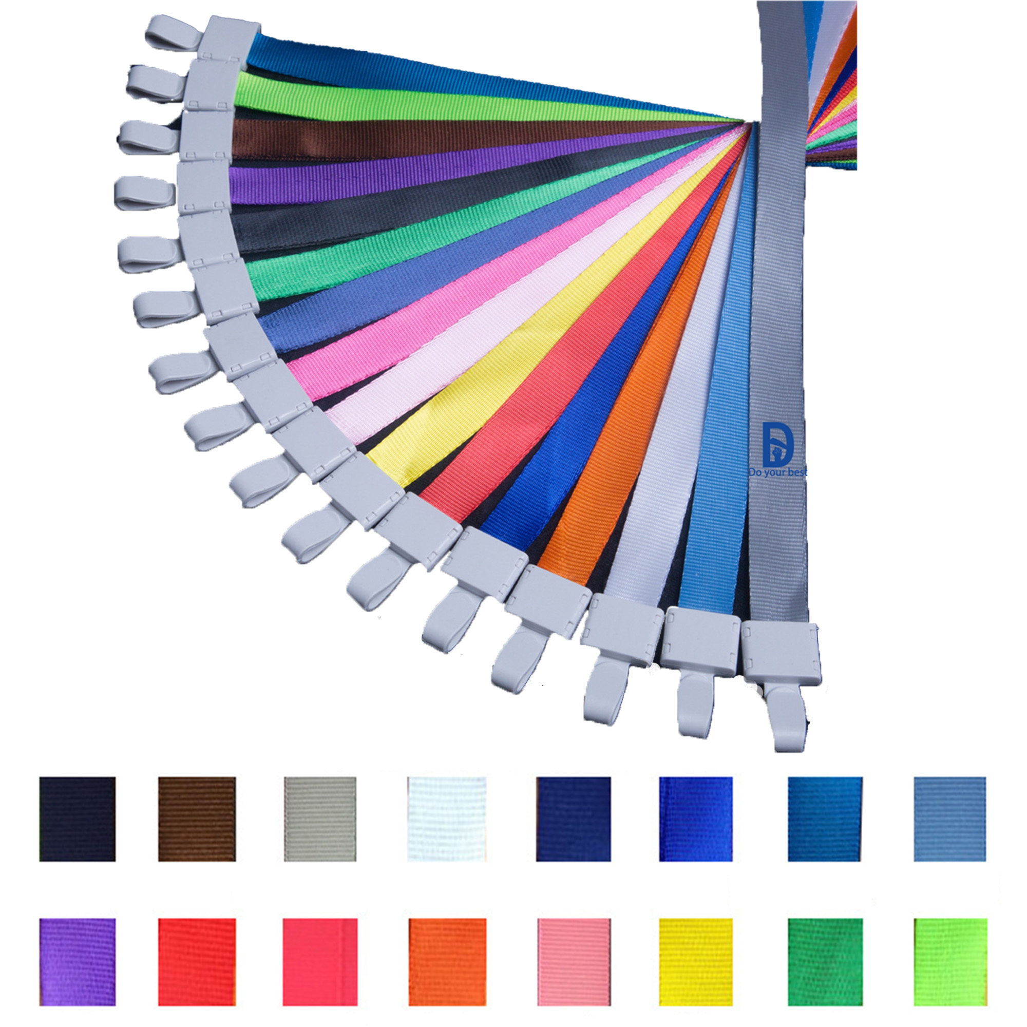 MOQ 50 Customizable Name Tag Lanyard 1