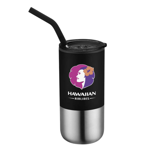 Destin 16oz Double Wall Tumbler w Straw 35