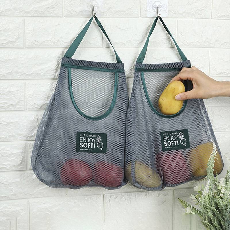 Fruit and Vegetable Mesh Hanging Tote Bag 2