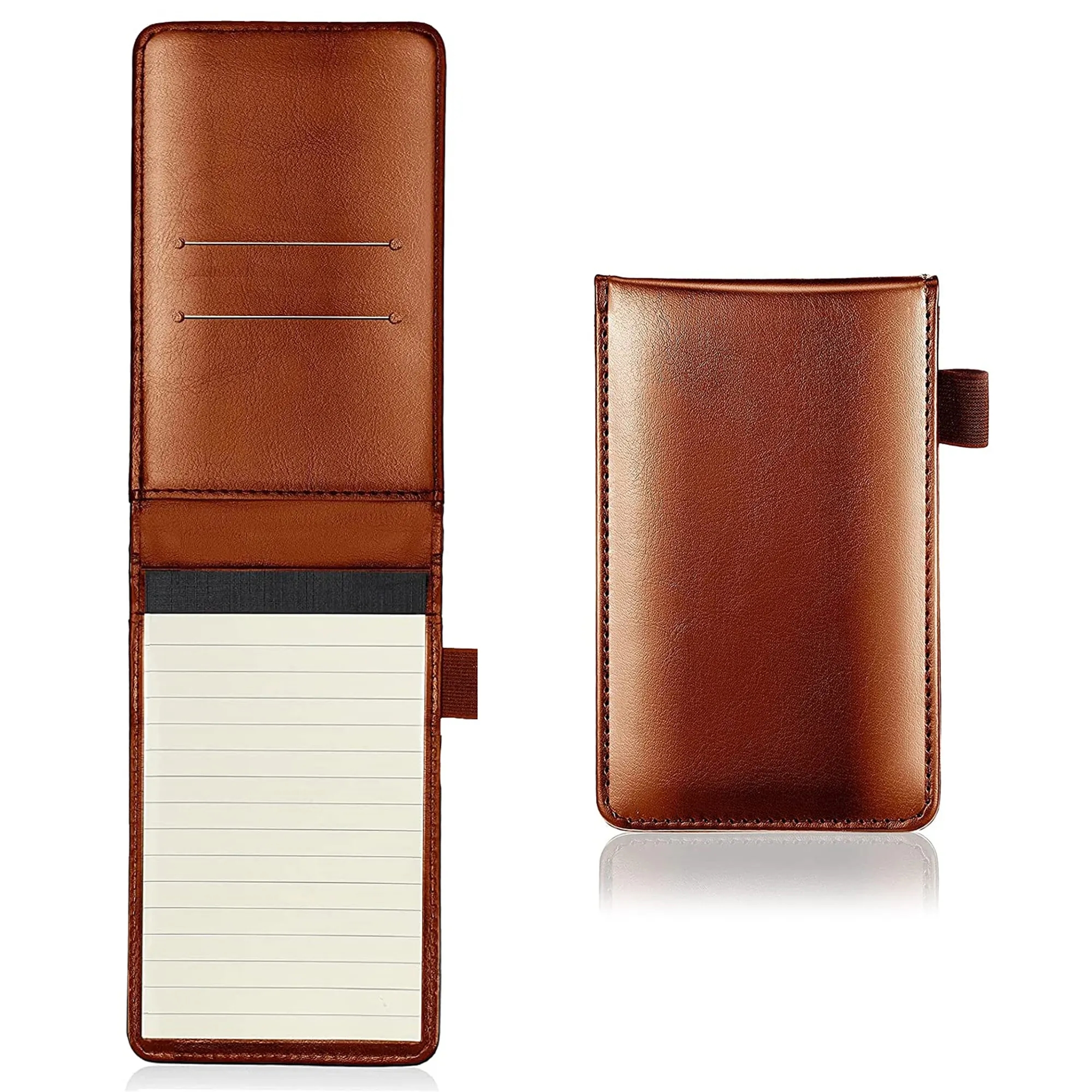 Mini Pocket Notepad Holder With Metal Pen 6