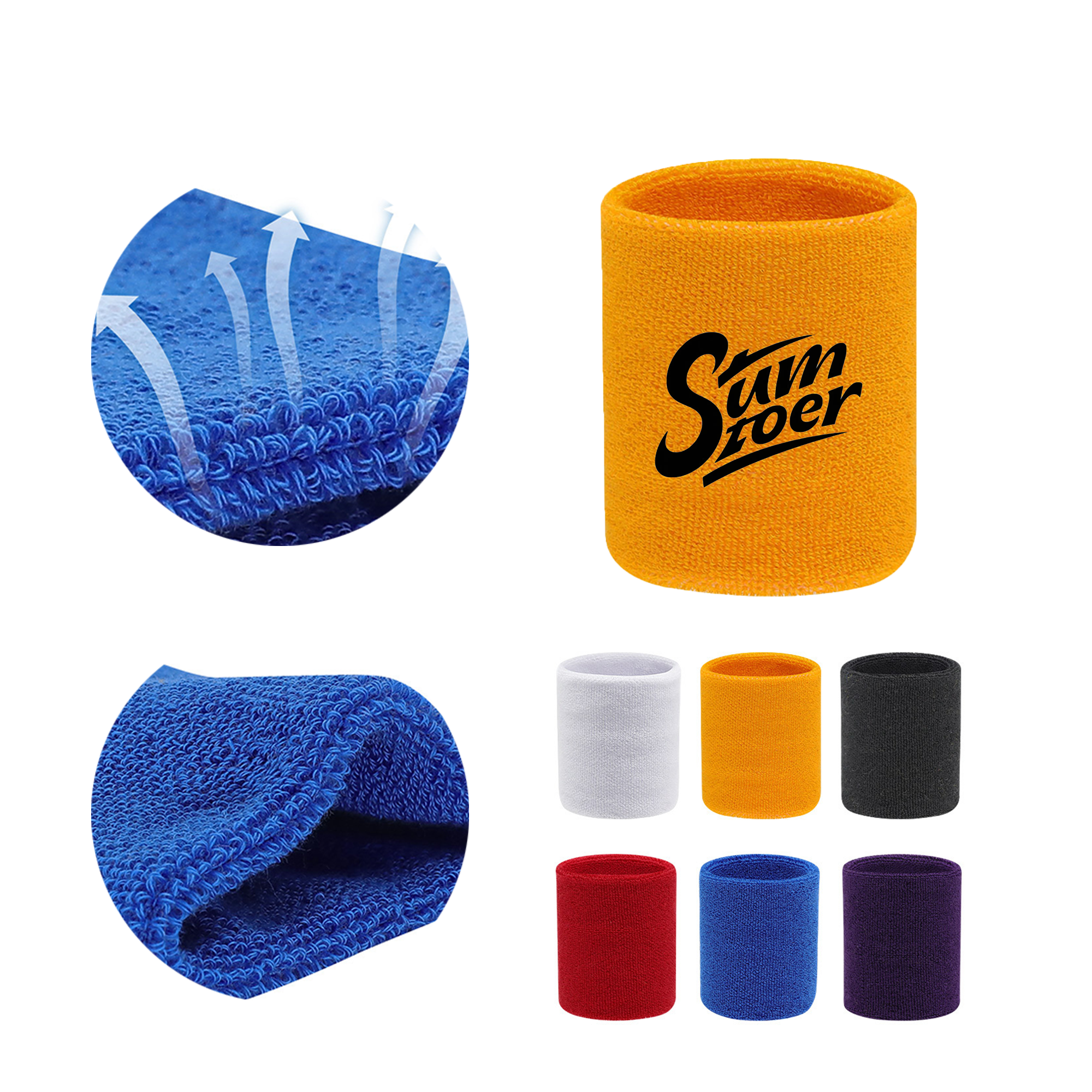 Cotton Sports Wristband 2