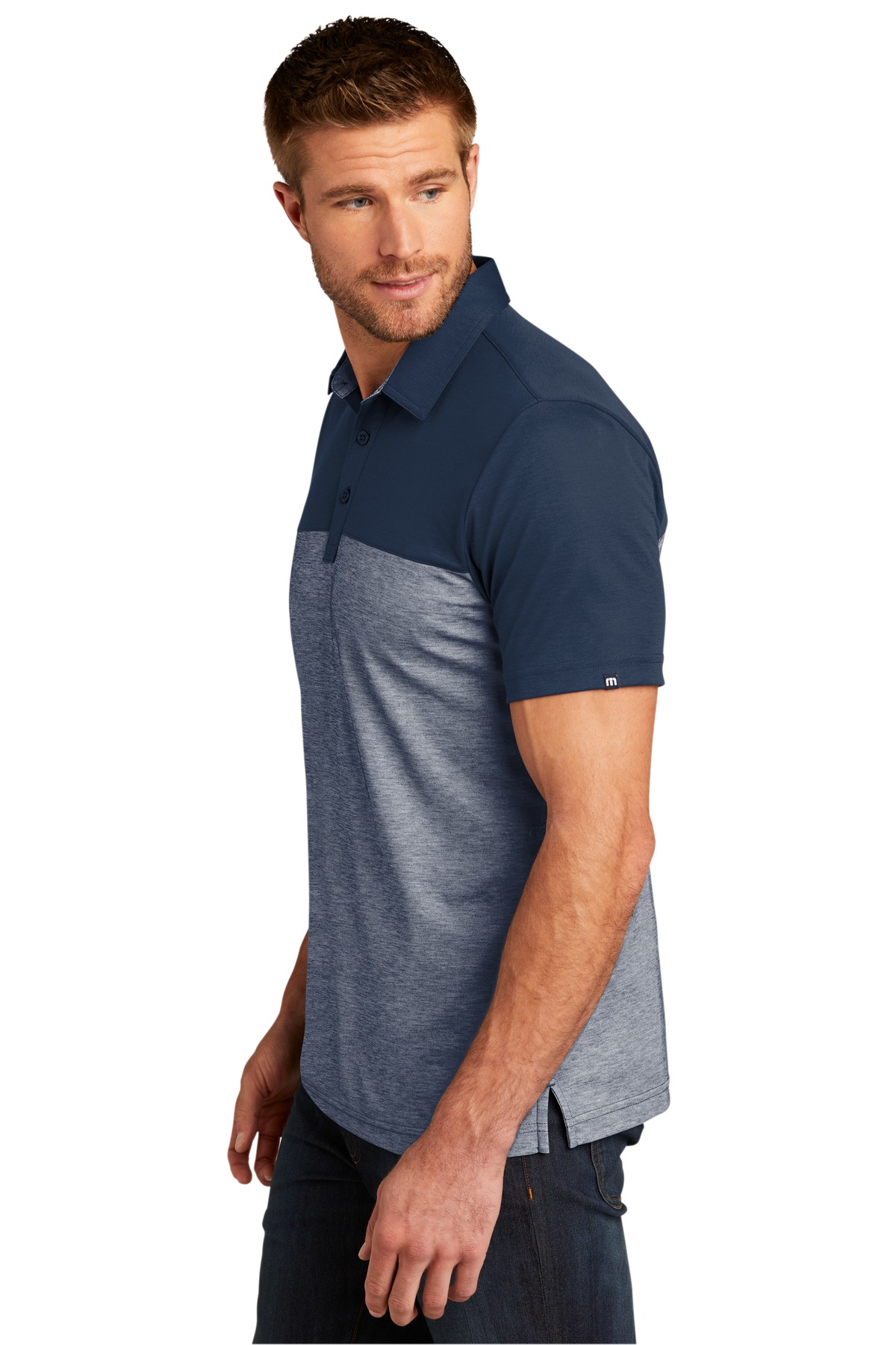 TravisMathew Oceanside Blocked Polo. TM1MU414 6