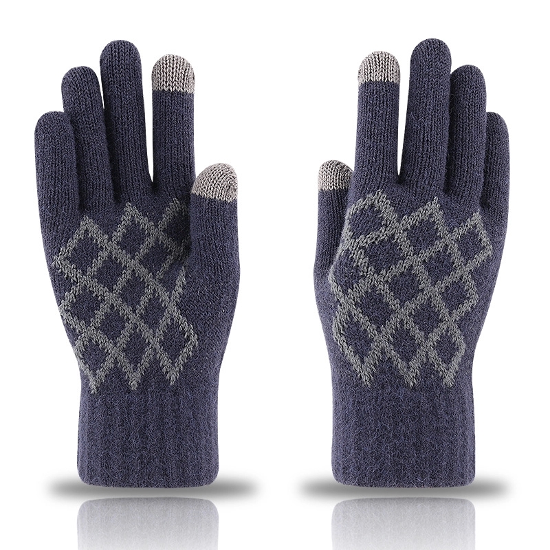 Winter Touchscreen Gloves Warm Knit 3