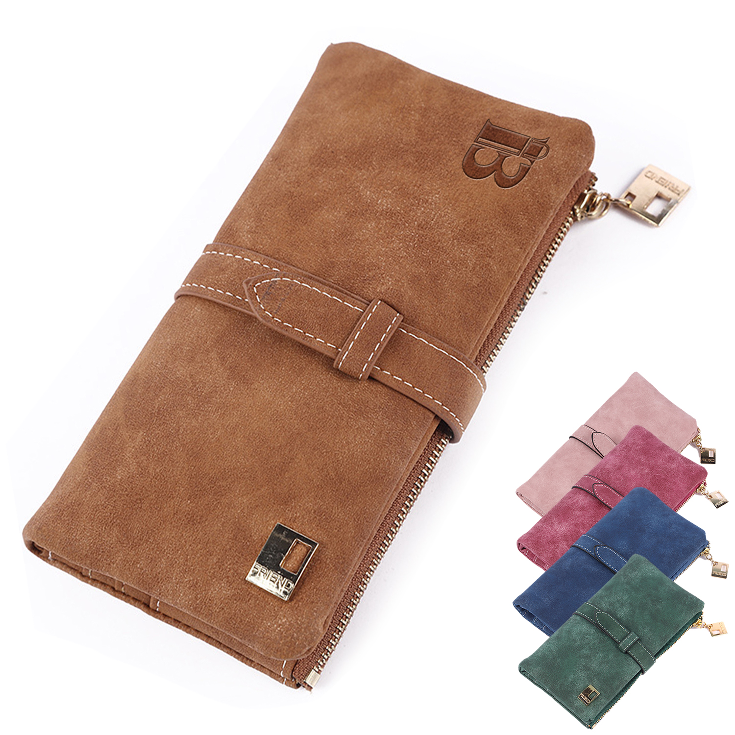 PU Leather Buckle Wallet Purse 7