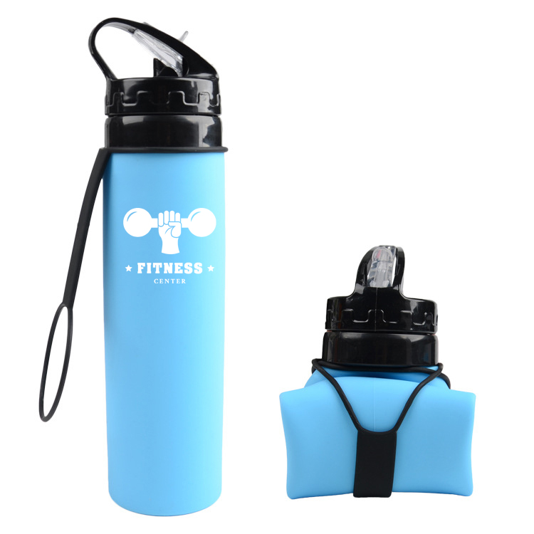 20oz Collapsible Silicone Foldable Water Bottles 2