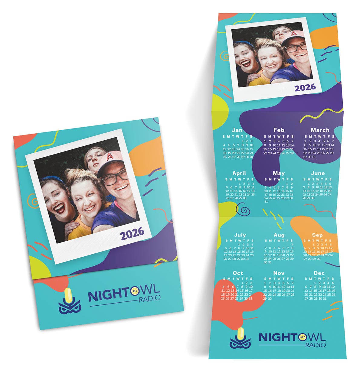 Custom Photo Trifold Calendar 1