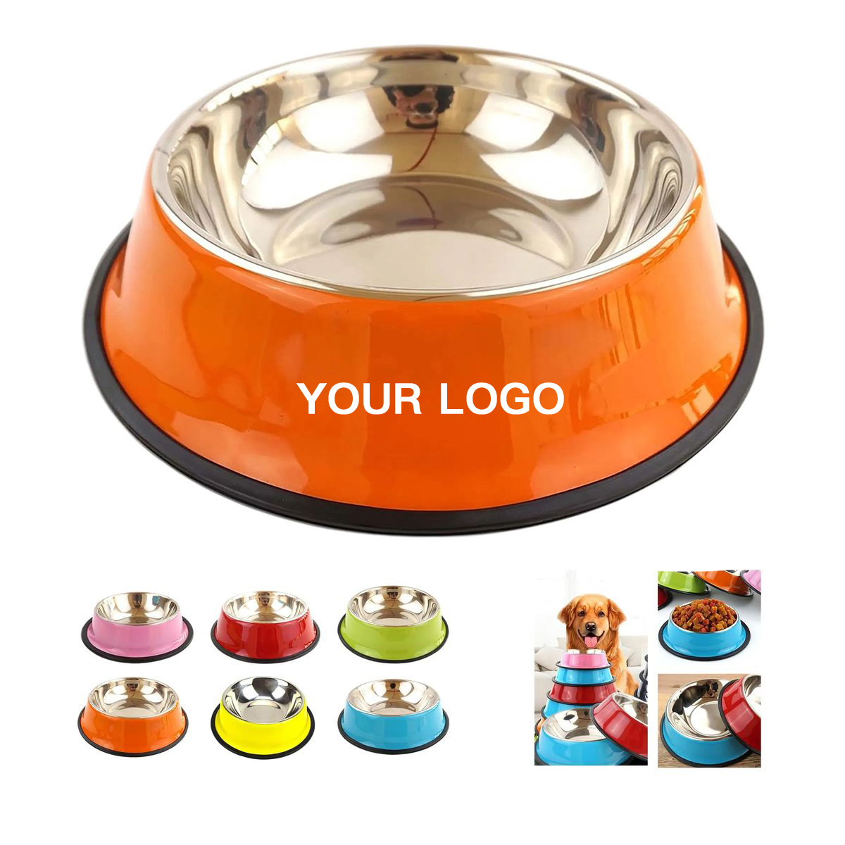 Stainless Steel Pet Feeding Bowl 4