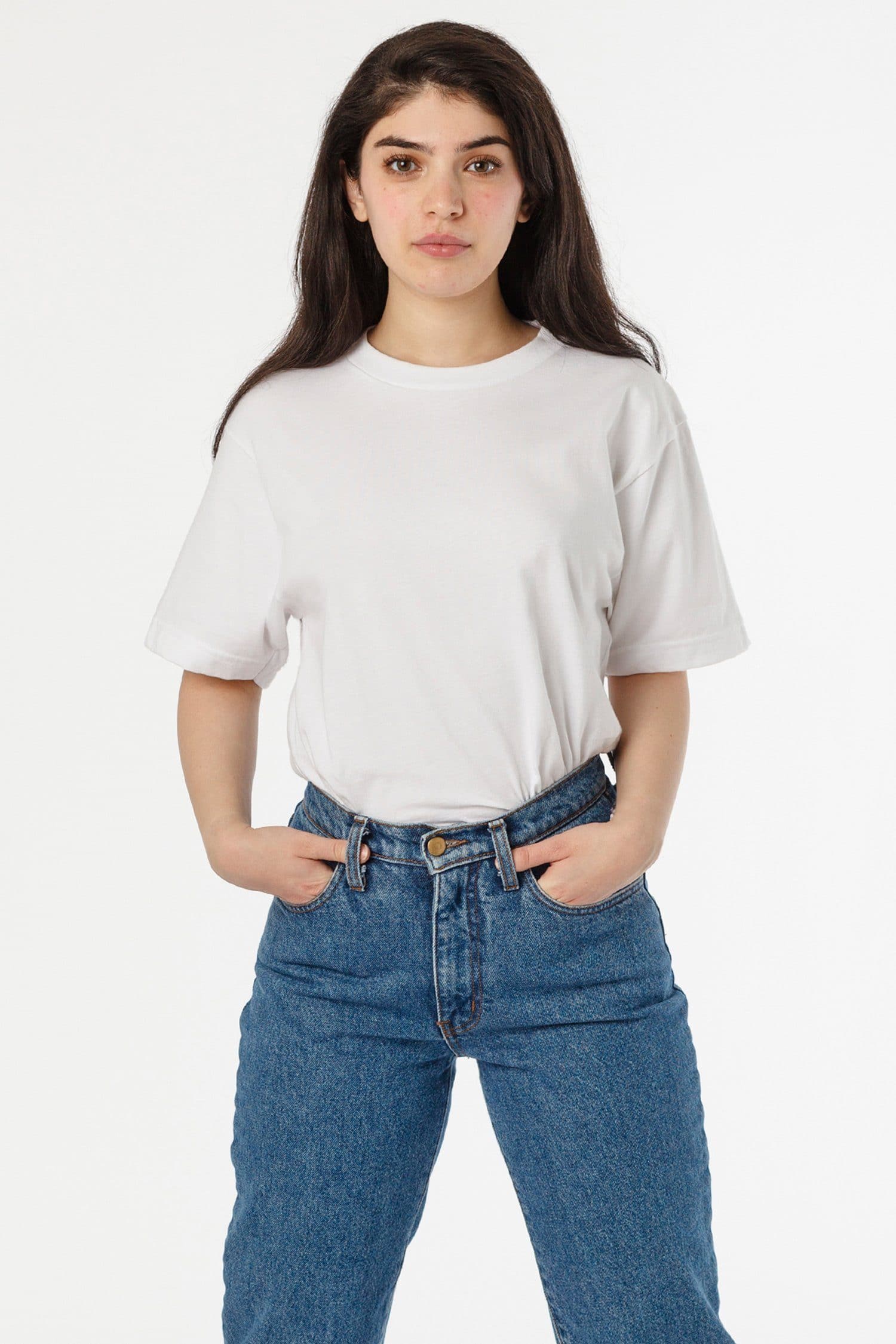 6.0oz Crew Neck Heavy Combed Cotton T-Shirt 10