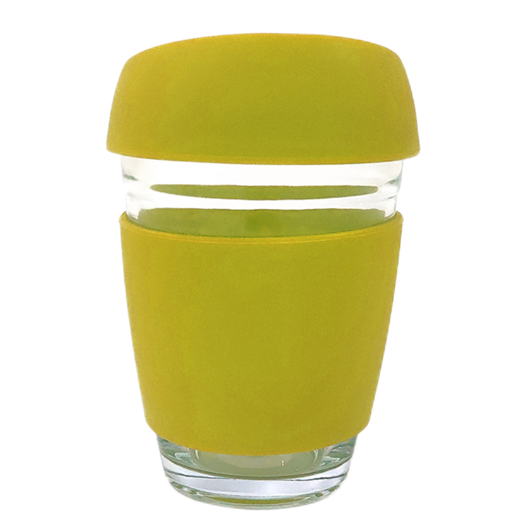 12Oz Travel Glass Cup W/ Sleeve 8