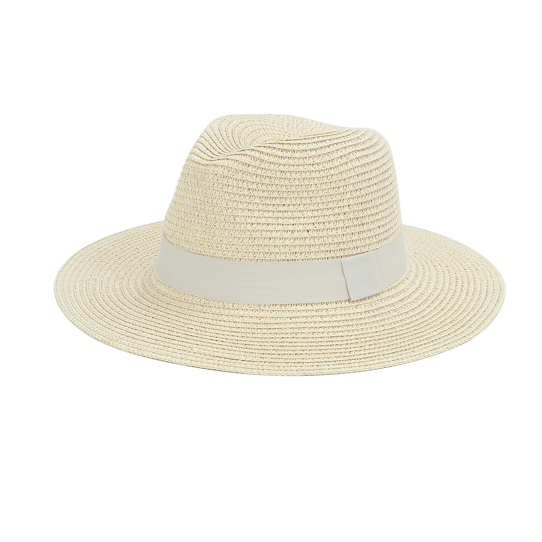 Custom Unisex Travel Straw Panama Hat Summer Wide Brim Straw Hat 5