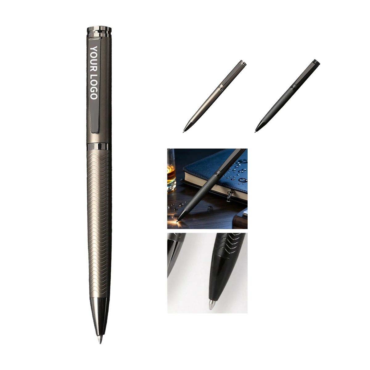 Comfort Grip Metal Twist Pen with Balanced Design 4