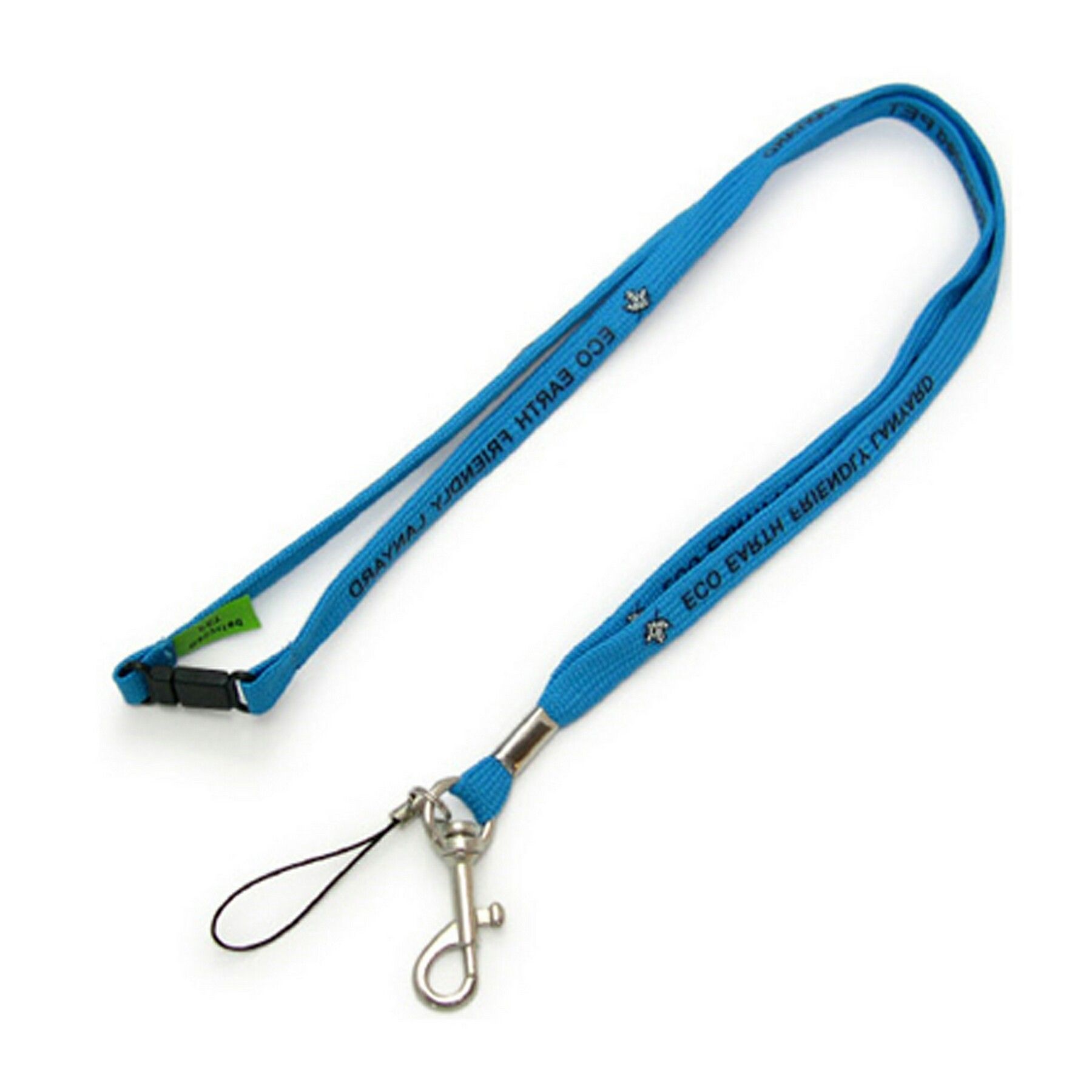 Eco PET Lanyard with silkscreen print - 3/8 inch 2