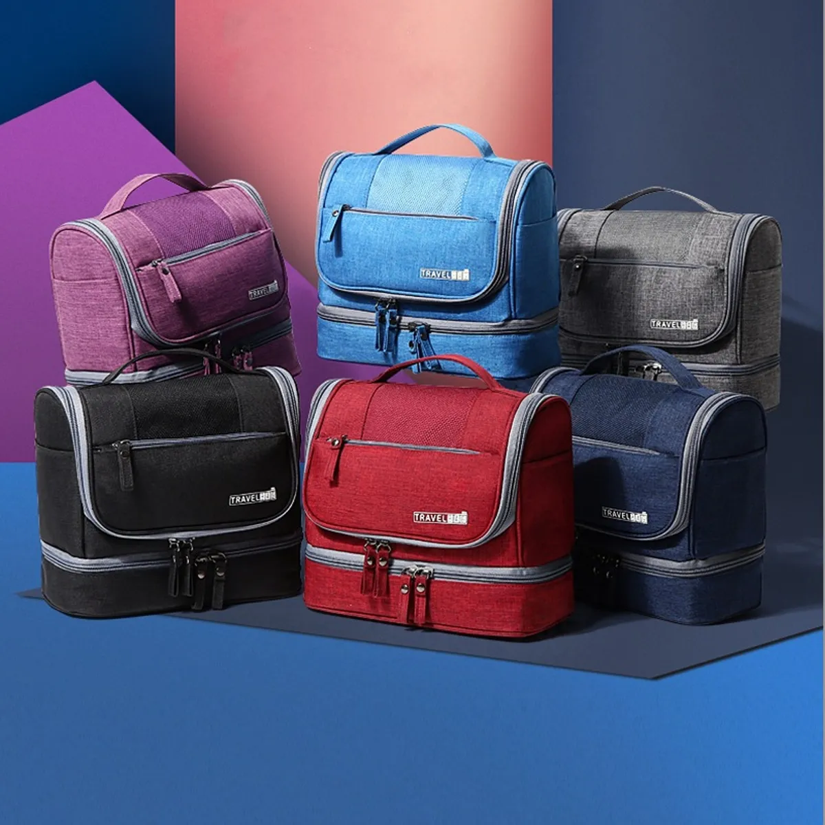 Portable Travel Wash Makeup Outdoor Business Toiletry Bags 5