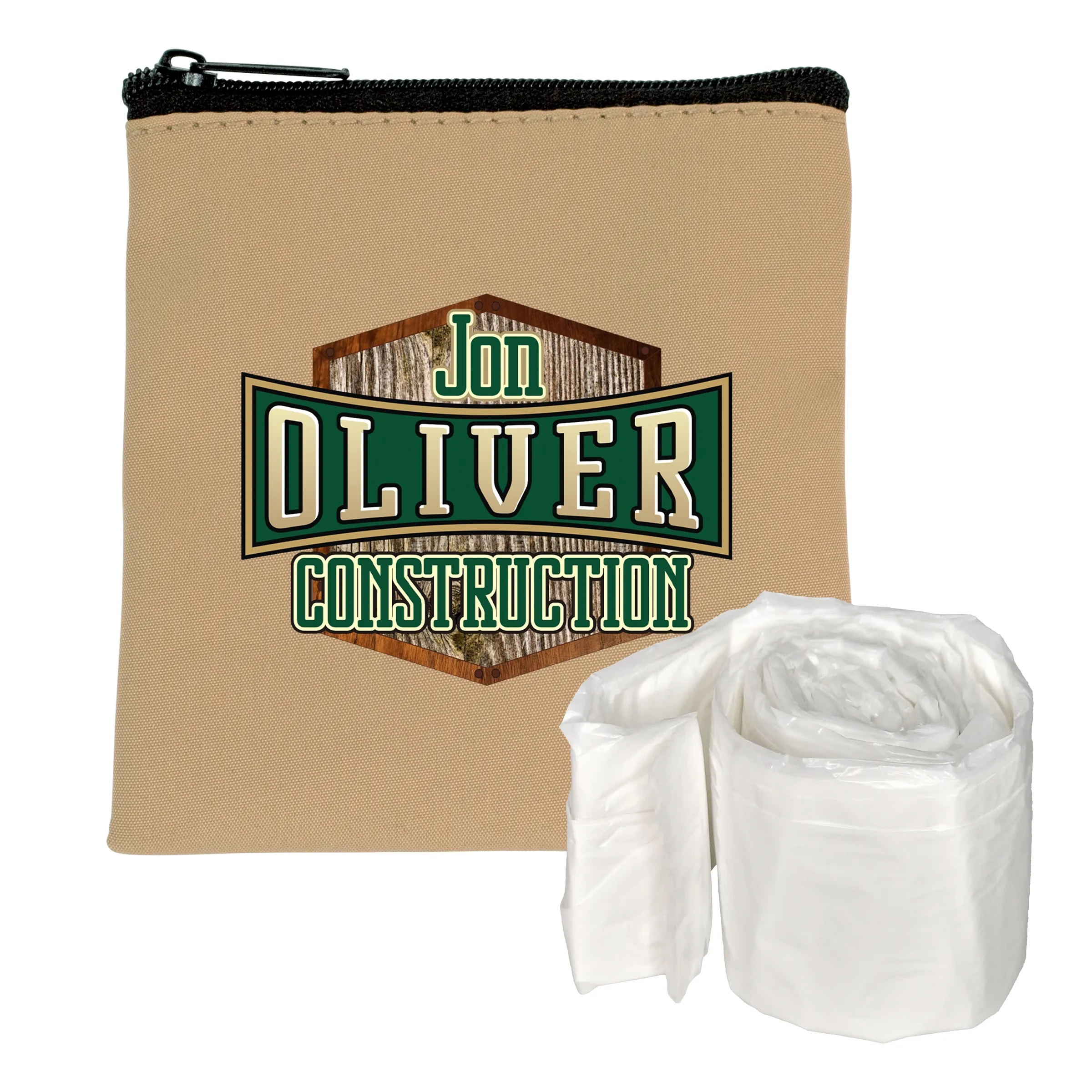 Executive Recycled Pouch & Poncho Set 8