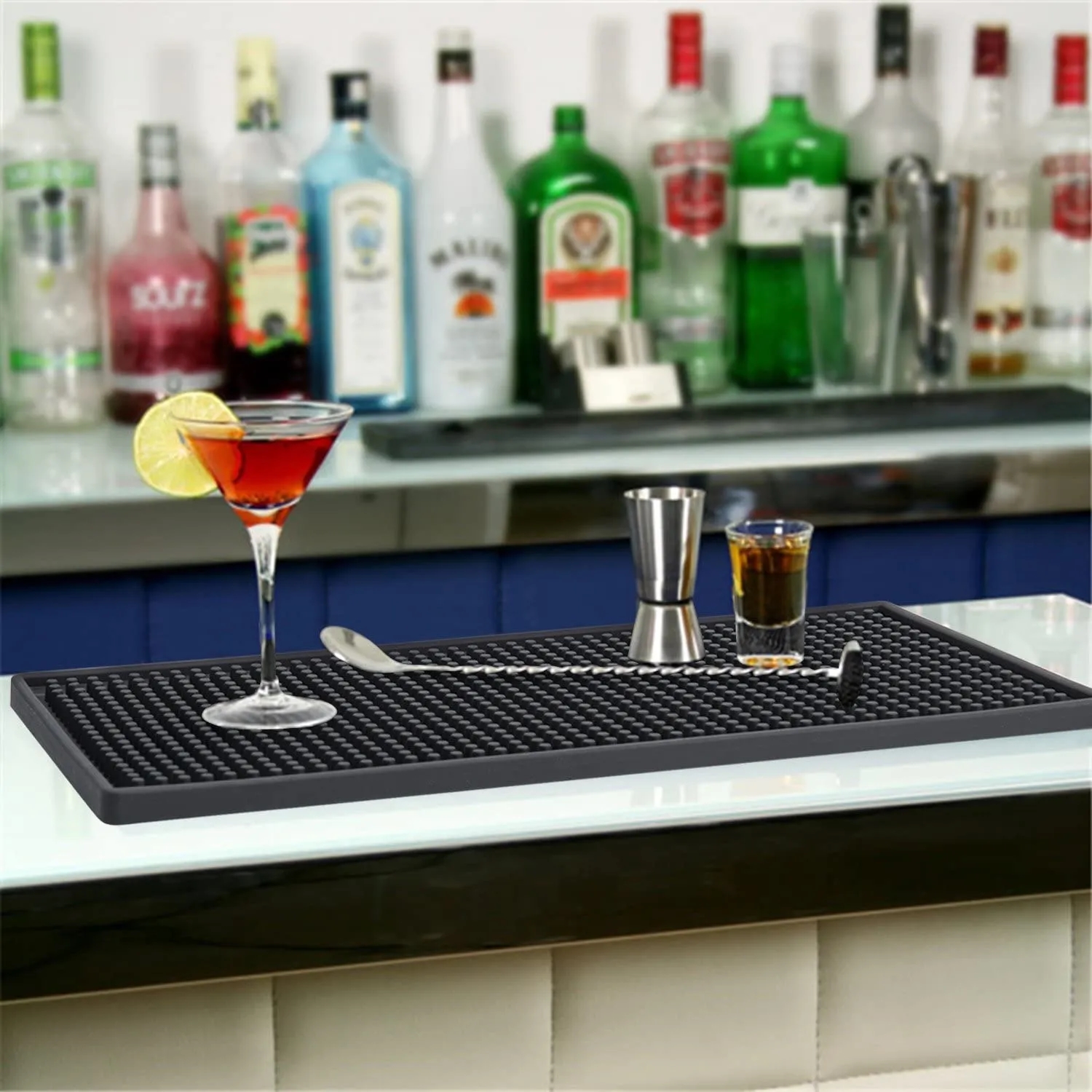 Soft PVC Branded  Rail Bar Mat-Custom Size & Design 2