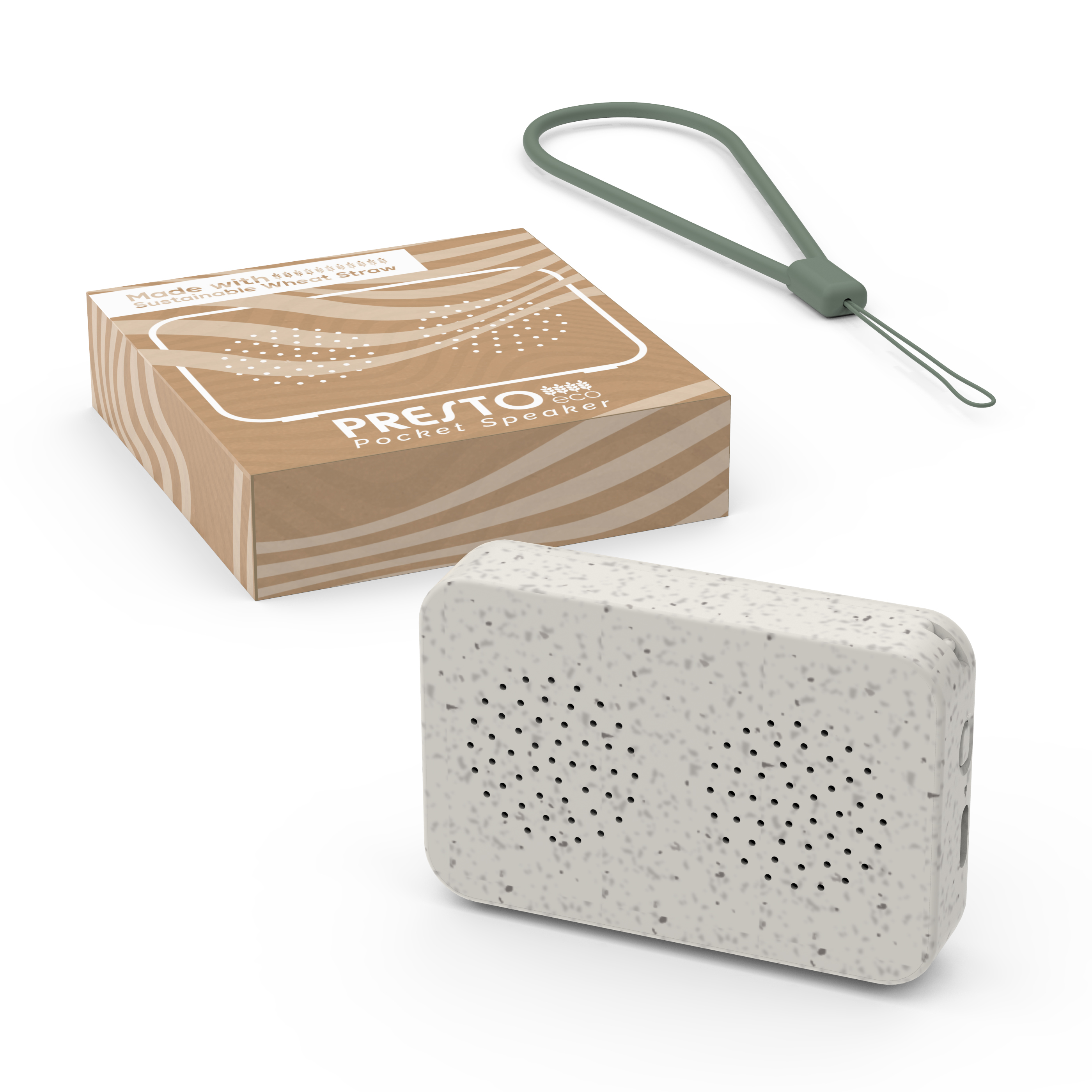 Presto Eco : Pocket-sized Speaker that uses 50% less new plastic 5