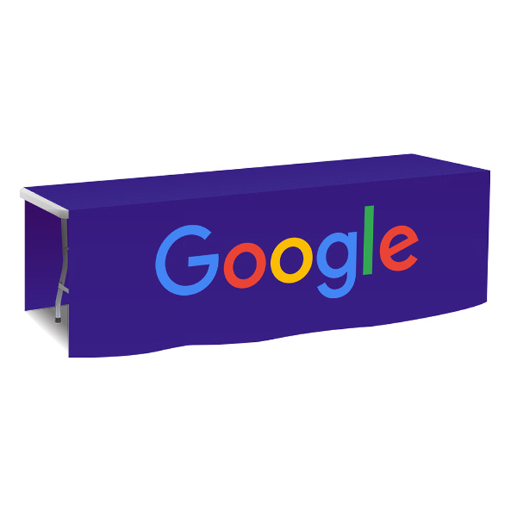 96 in. x 88 in. PolyKnit Table Drop (Full Color Logo) 57