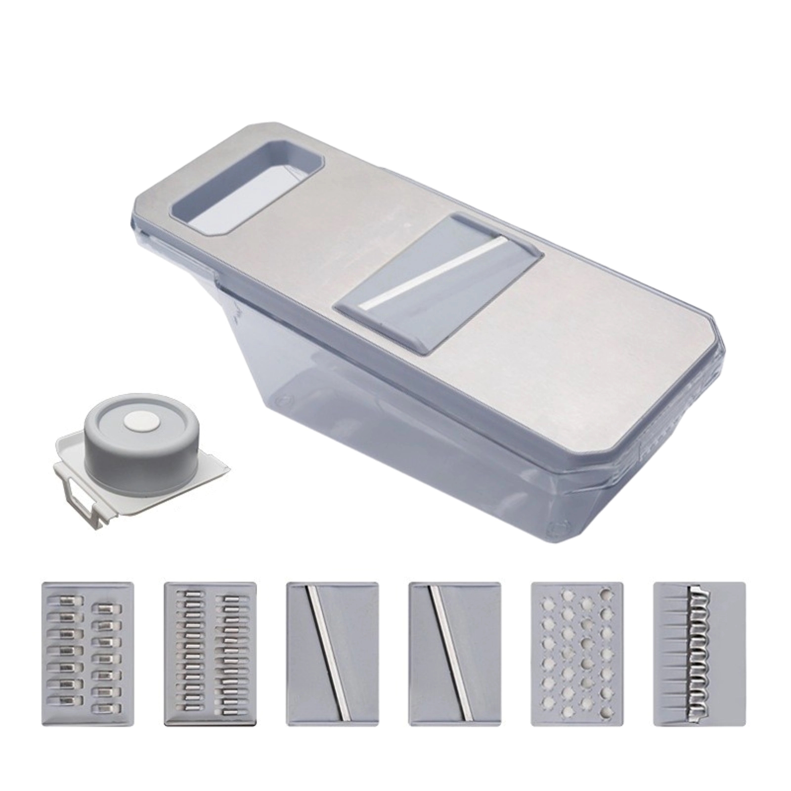 Household Stainless Steel Shredder With Kitchen Container 10