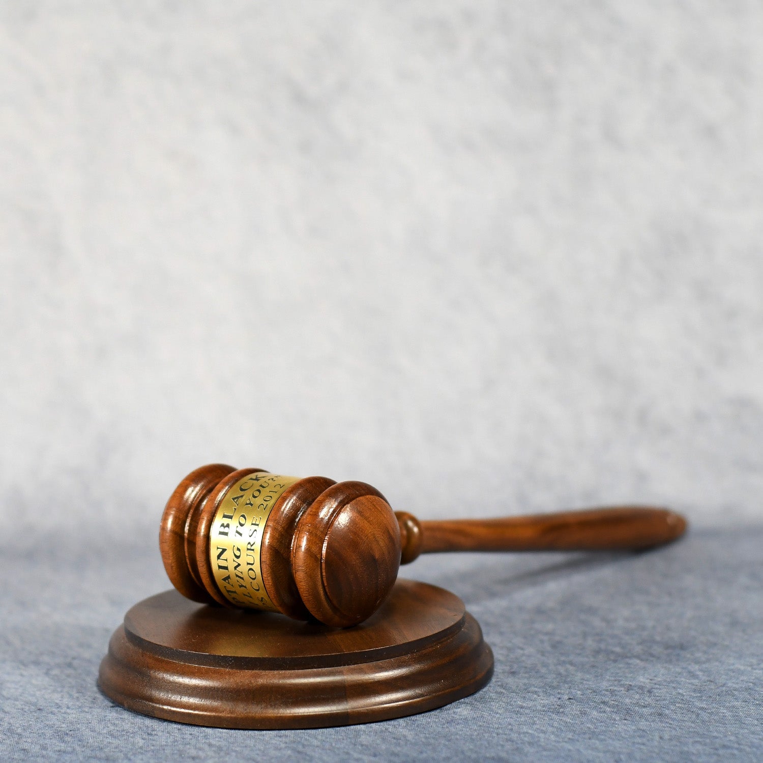 Walnut Gavel With Sounding Block 1