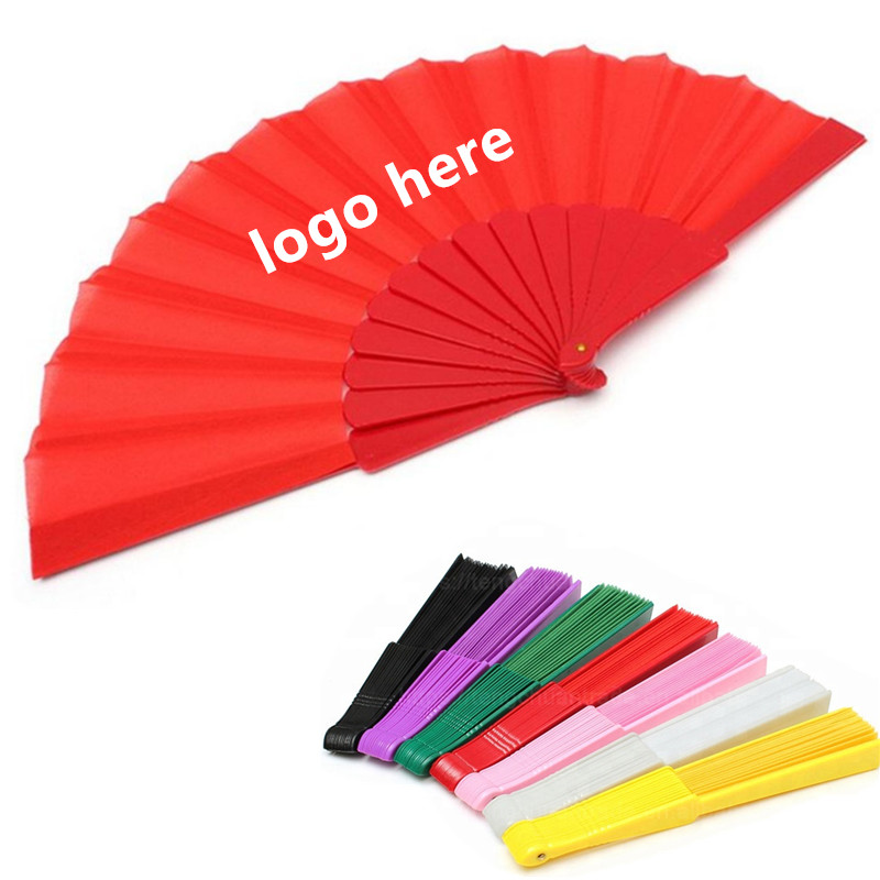 Plastic Folding Hand Fan 1