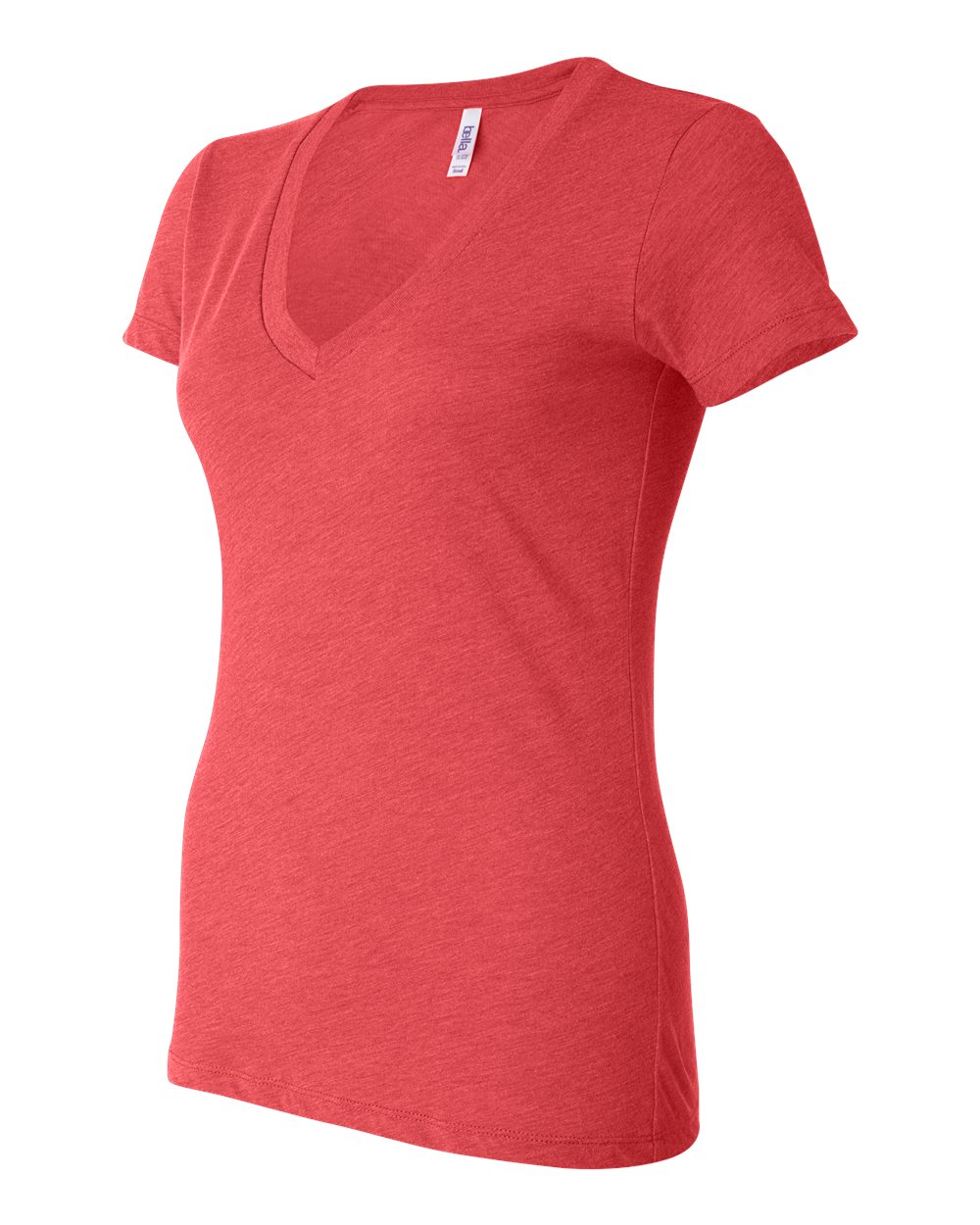 Women's Triblend Deep V-Neck Tee - 8435 1