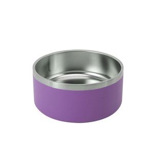 32oz Double Walls Steel Pet Food Bowl 3