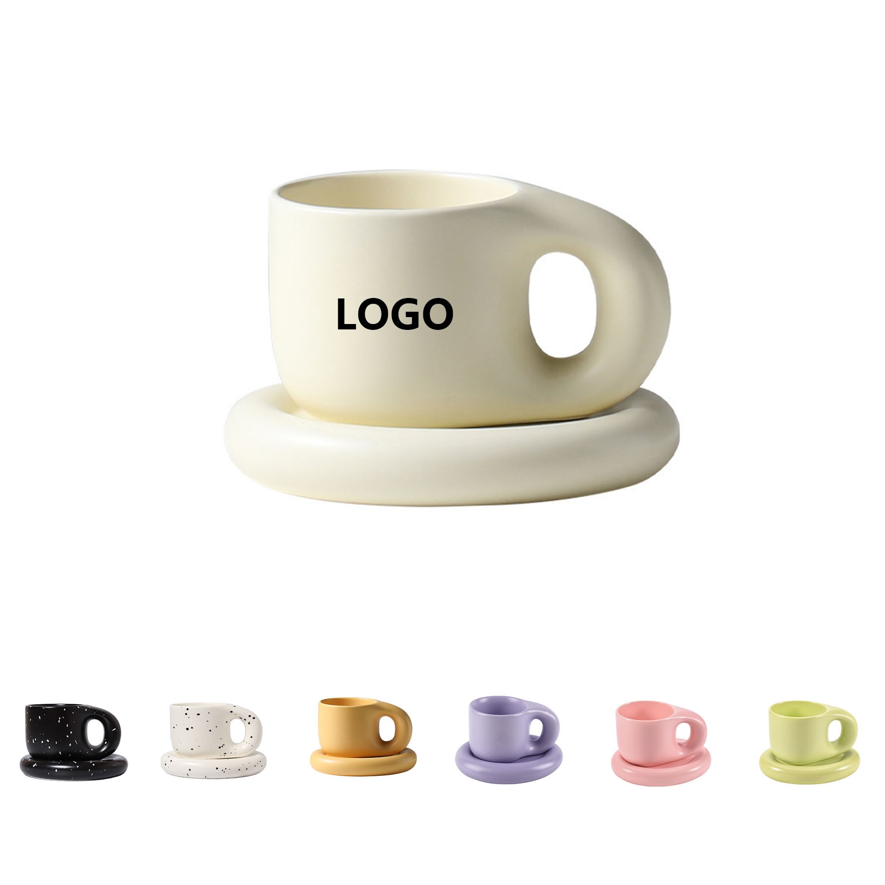 Ceramic Coffee Chubby Mug