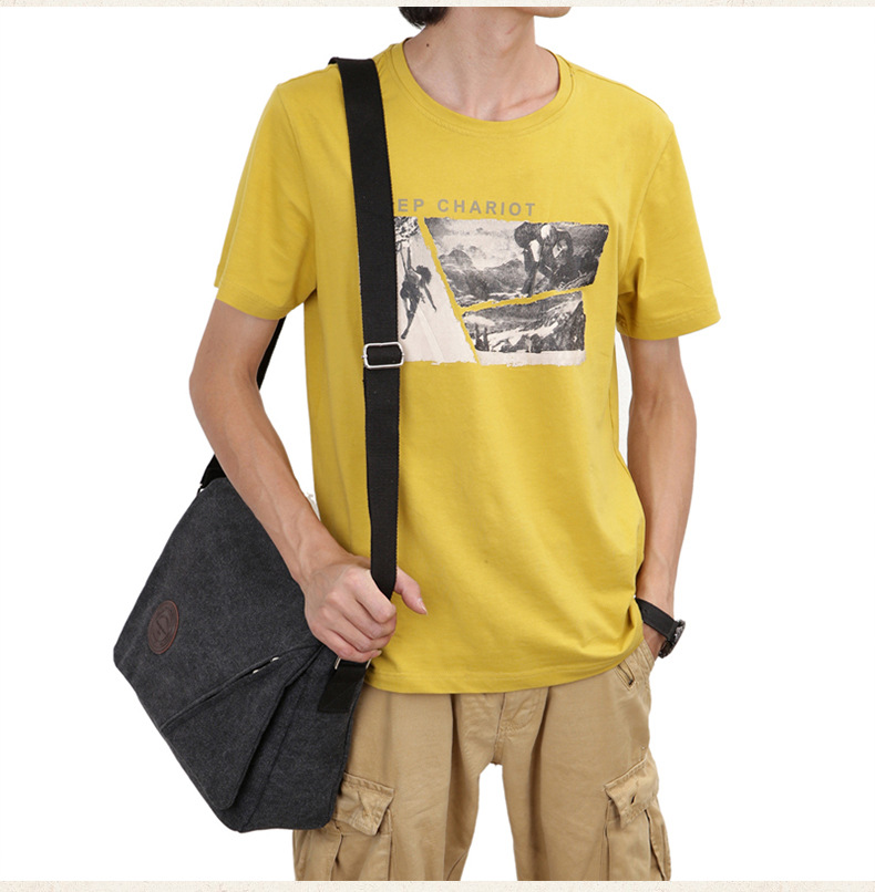 Canvas Messenger Shoulder Sling Bag 5