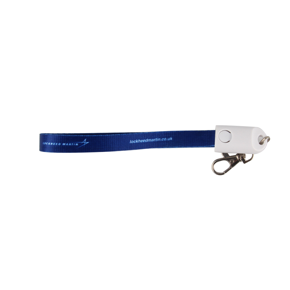 2-in-1 Polyester Wrist Lanyard Cable 4