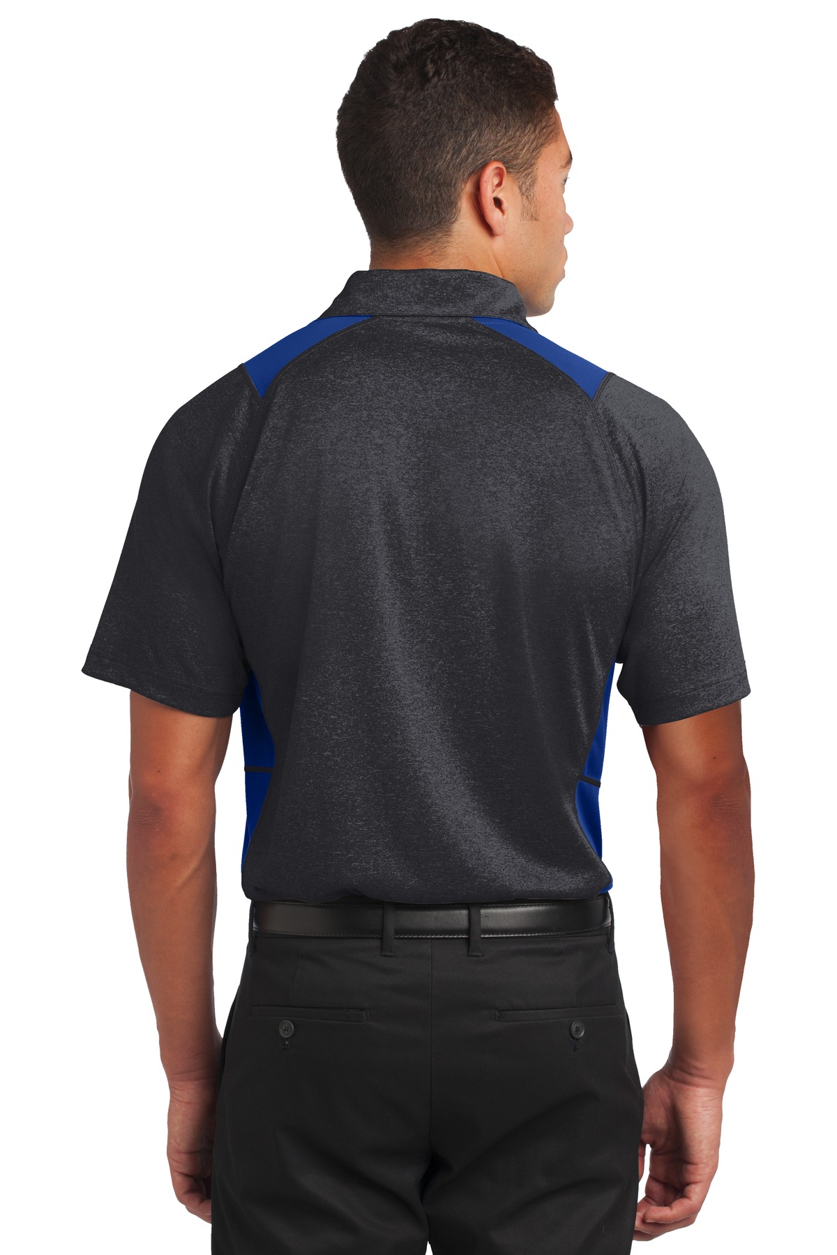 Sport-Tek® Heather Colorblock Contender Polo 22