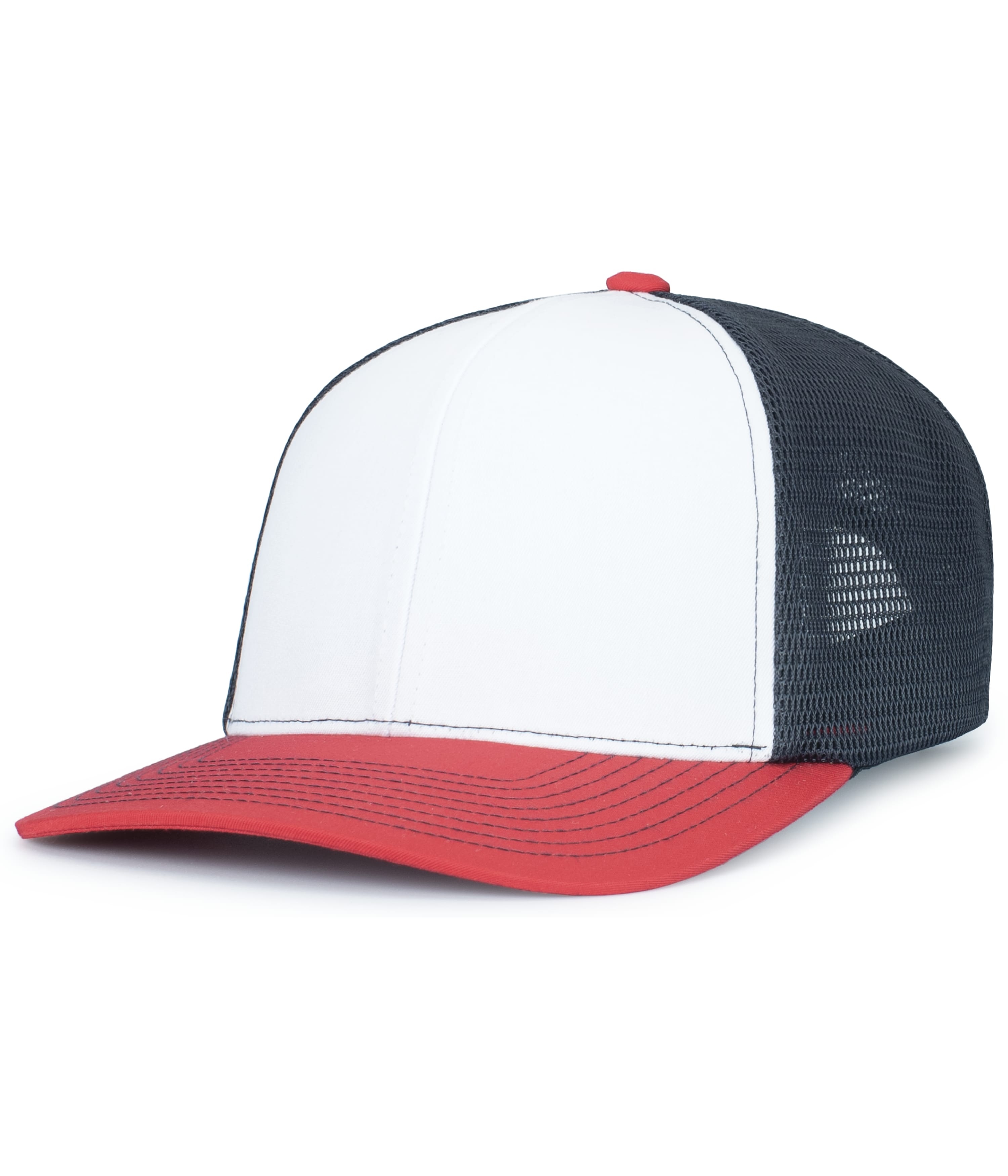 Contrast Stitch Trucker PacFlex Snapback Cap 5