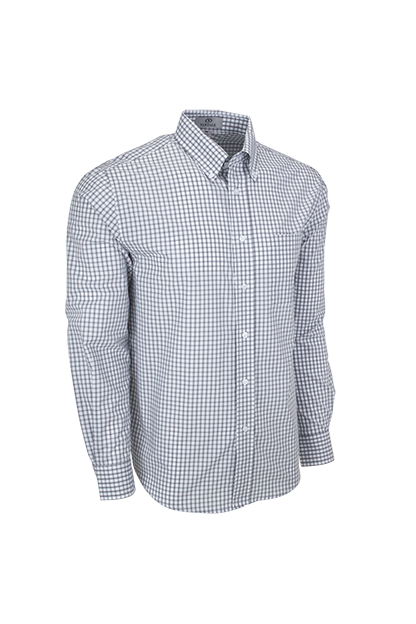 Easy-Care Gingham Check Shirt 50