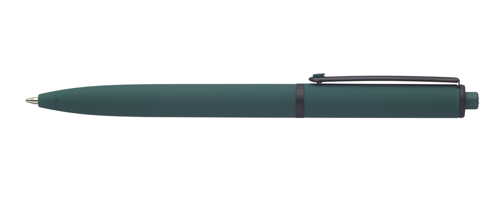 Solid Rubber Coated Plastic Ballpoint Pens