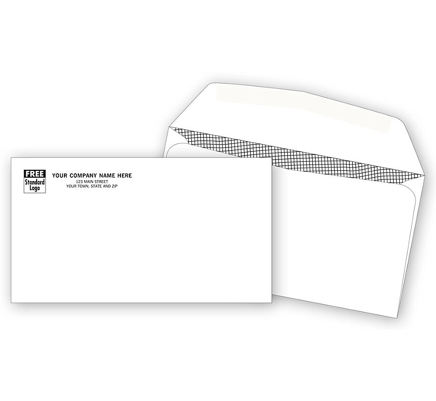 Envelopes, Number 6 3/4 confidential, white 1