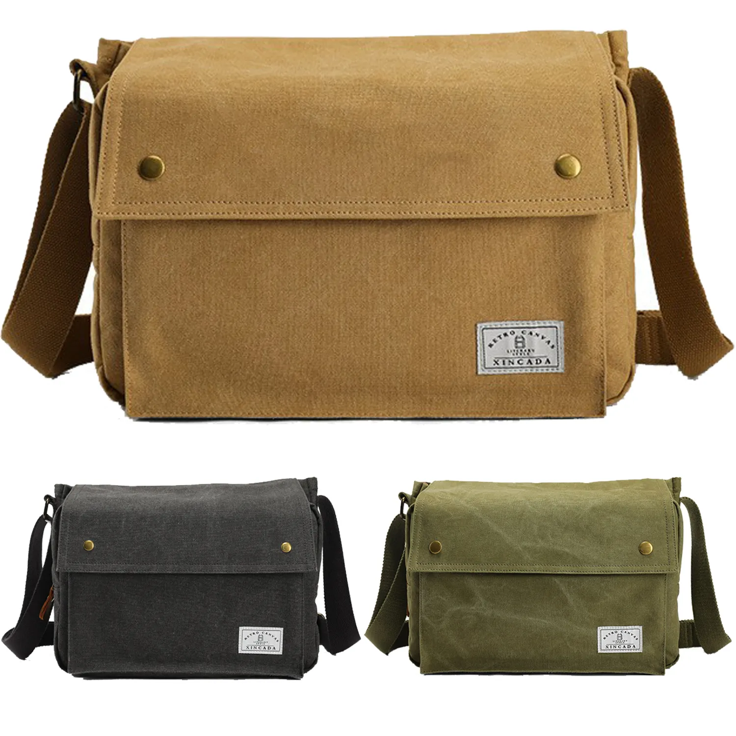 Canvas Messenger Vintage Crossbody Shoulder Bag 3