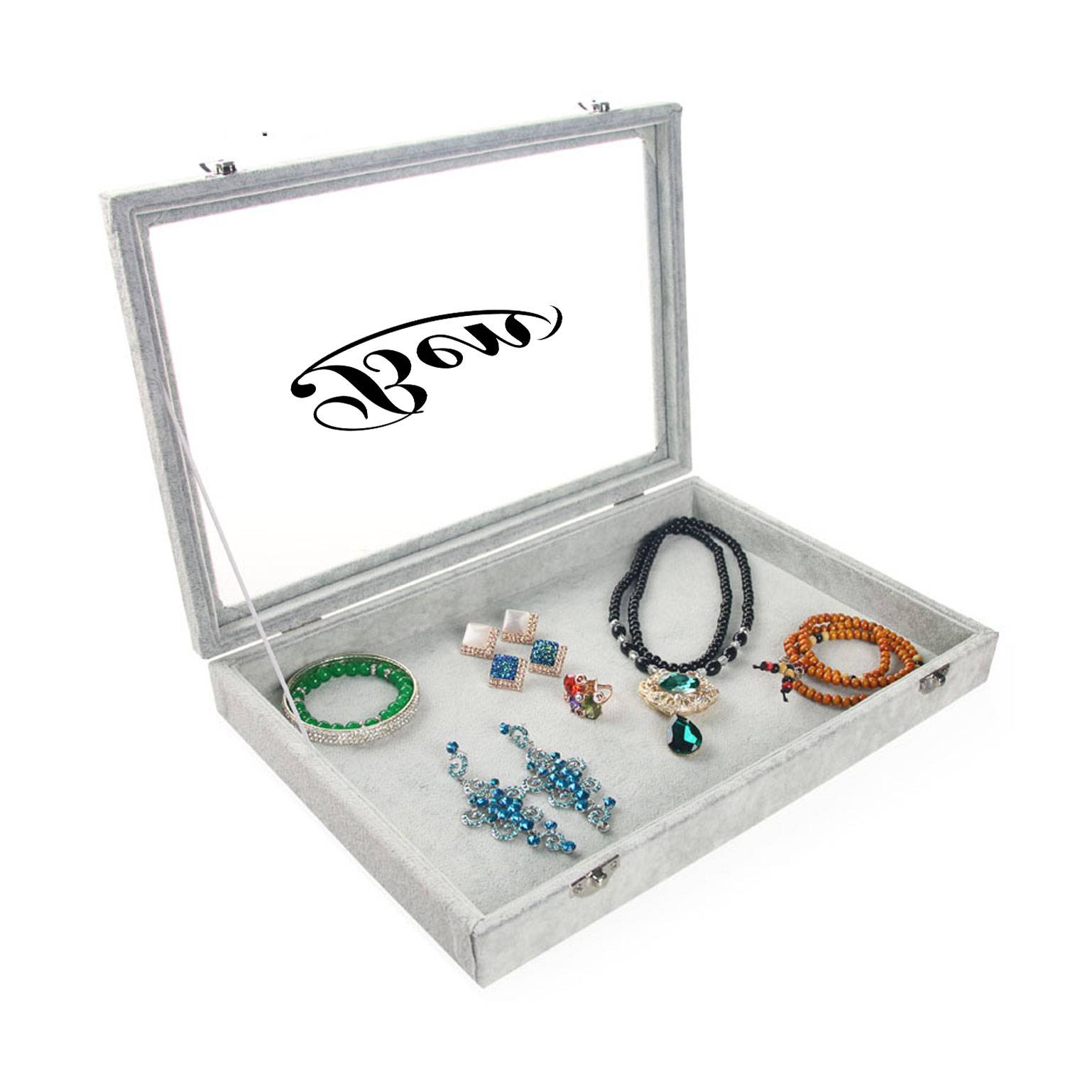 Ice Flower Velvet Jewelry Storage Box 2
