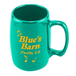 16 Oz. Barrel Ceramic Mug - Colored 2