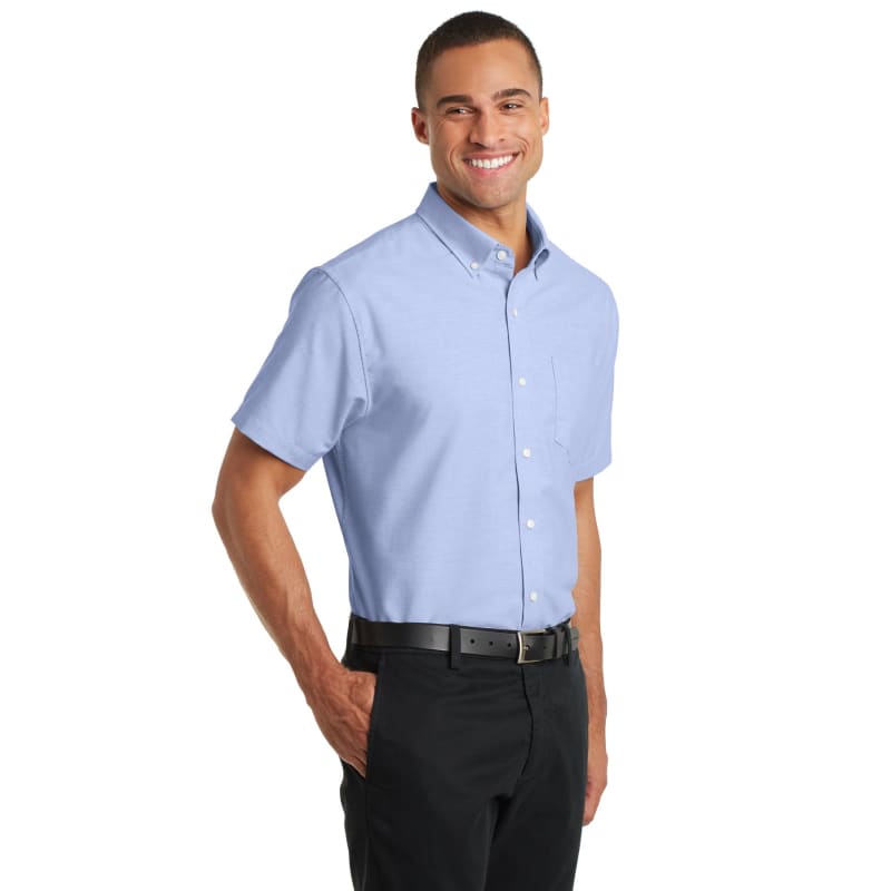 Port Authority Short Sleeve SuperPro Oxford Shirt. 5