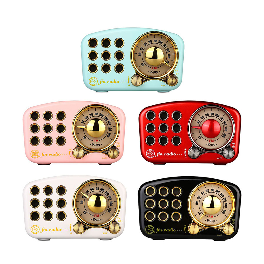 SonicWave Vintage Retro Bluetooth Speaker – Portable, Wireless & Rechargeable Music Player 9