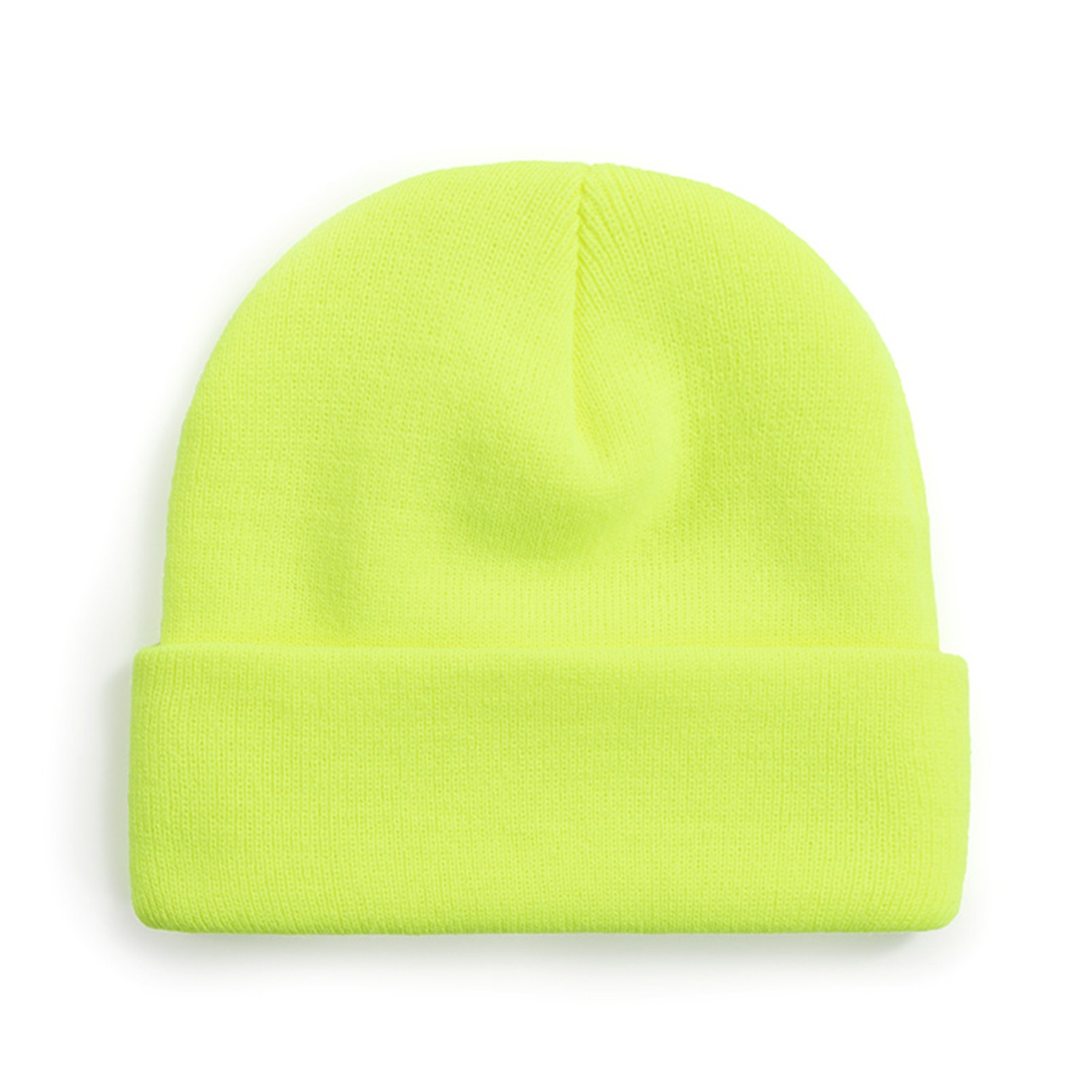 Classic Plain Knit Cuffed Beanie 6