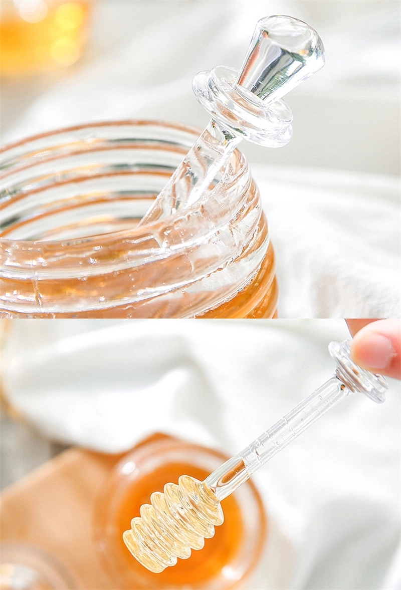 Honey Jar with Stirring Rod 6