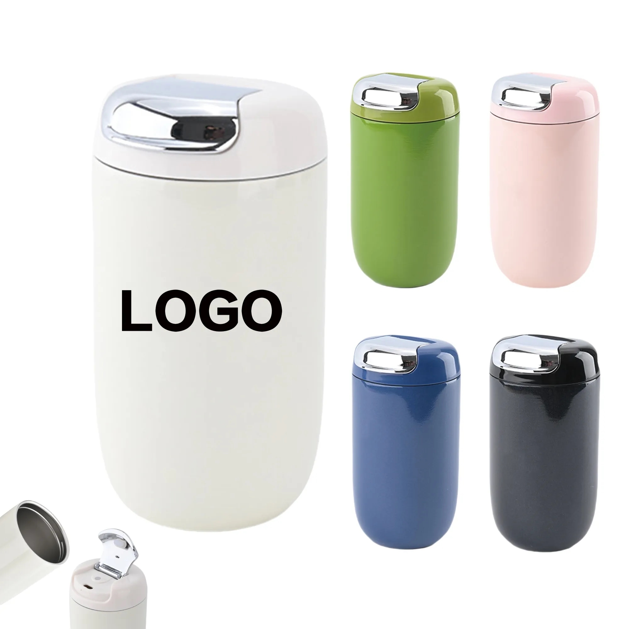 Retro Stainless Steel Portable Insulated Coffee Cup 1