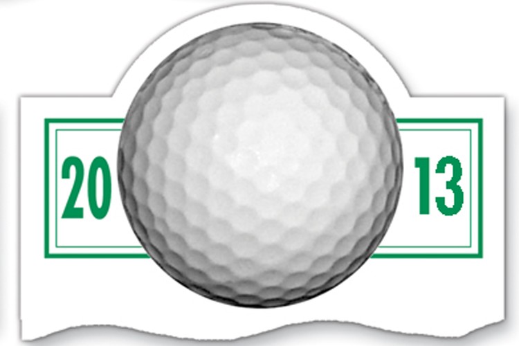 20 Mil Golf Schedule Magnet - Full Color 3