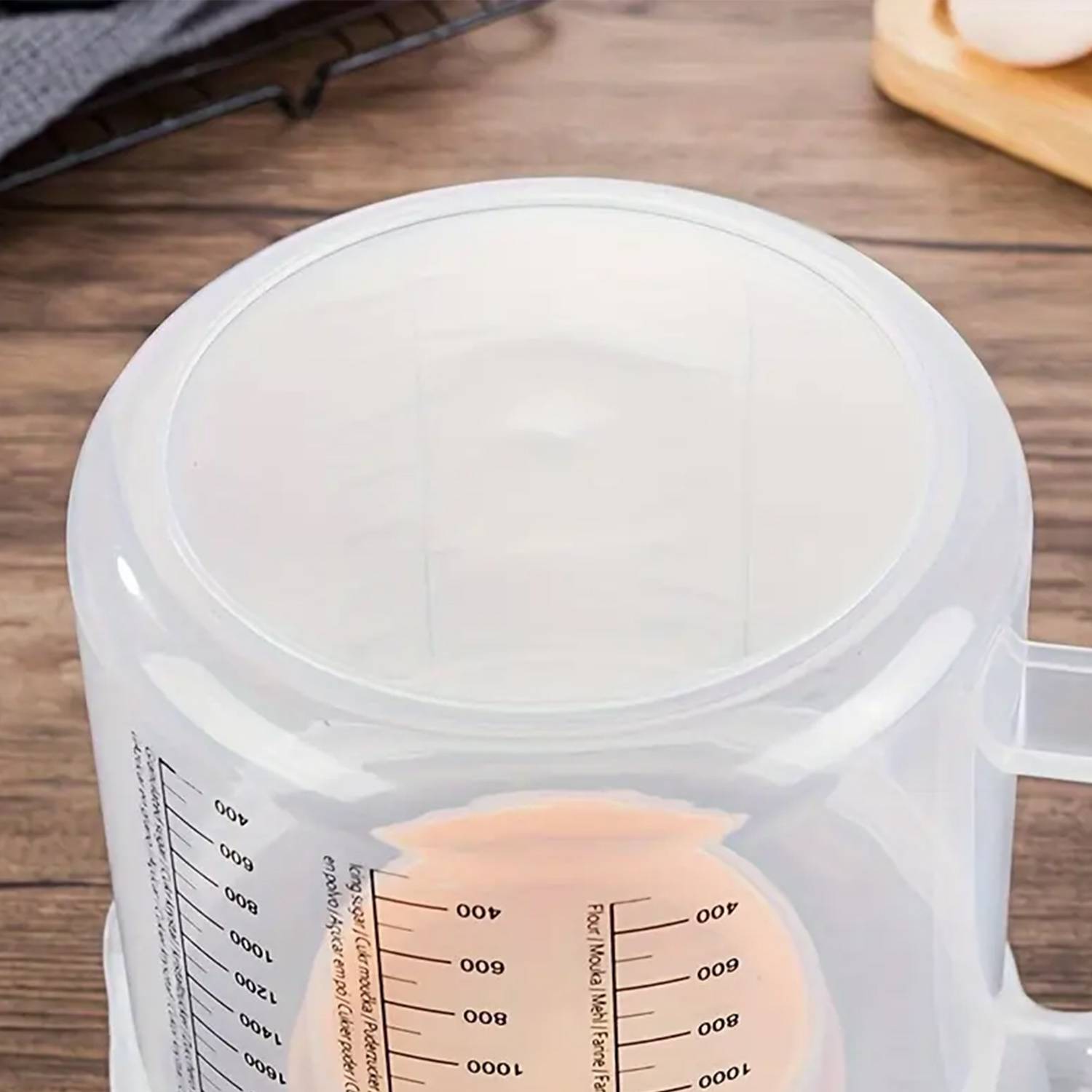 85 OZ Plastic Measuring Cup w/ Graduated Mixing Bowl 4