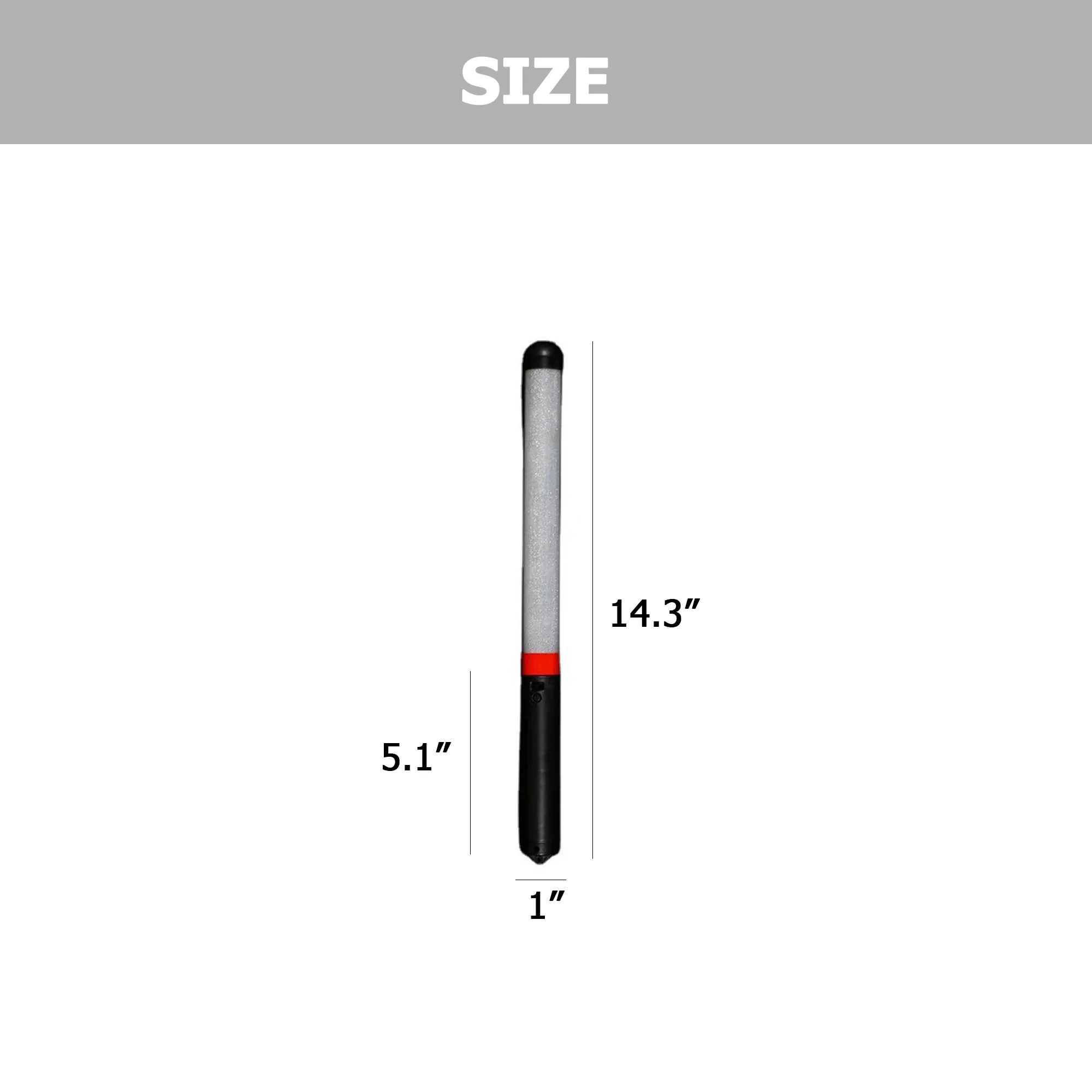LED Light Up Cheer Sticks 14.3" L x 1.1" Diameter 2