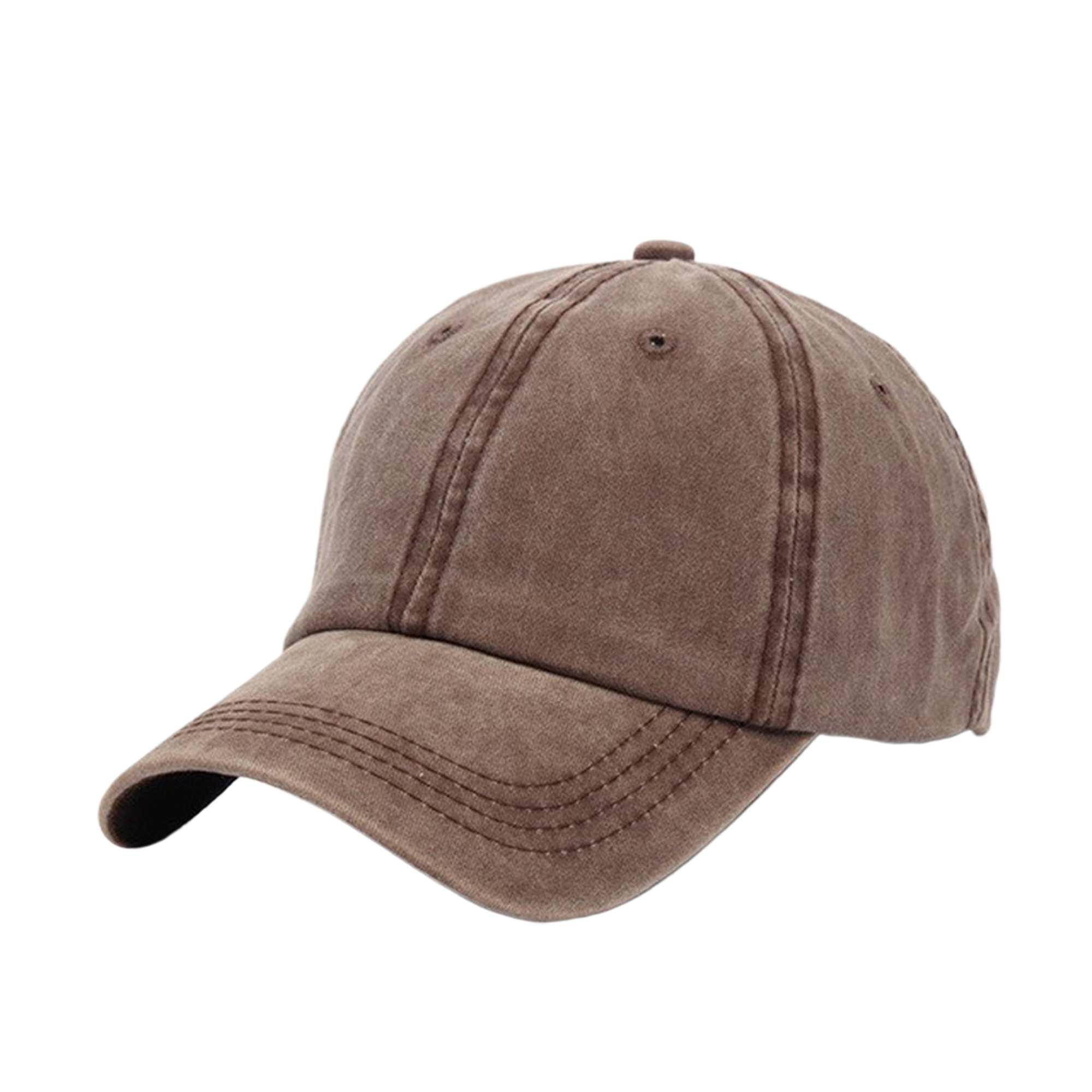 MOQ50 Custom Vintage Denim Duckbill Caps 6