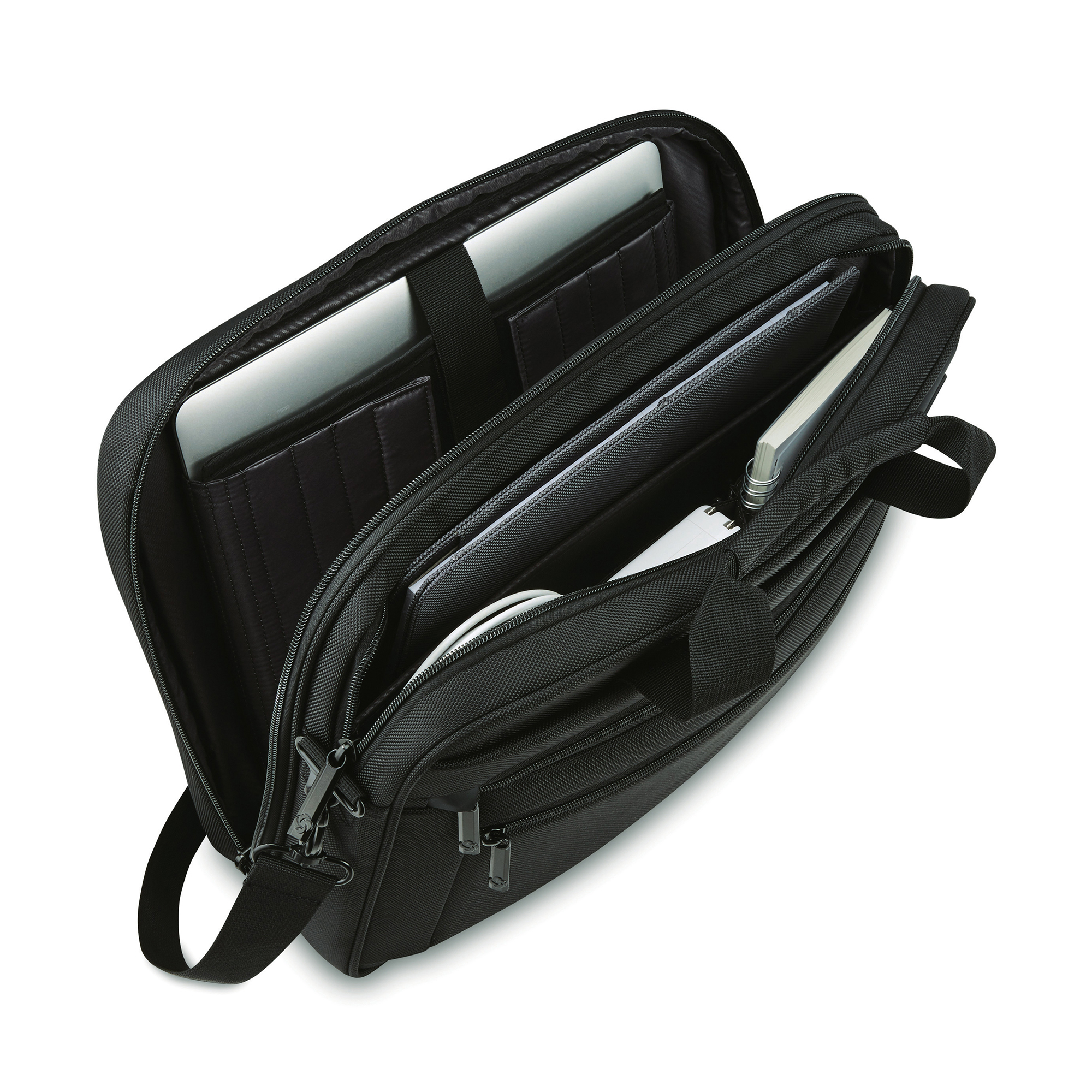 Samsonite Classic Business Perfect Fit Two Gusset Laptop Portfolio 40
