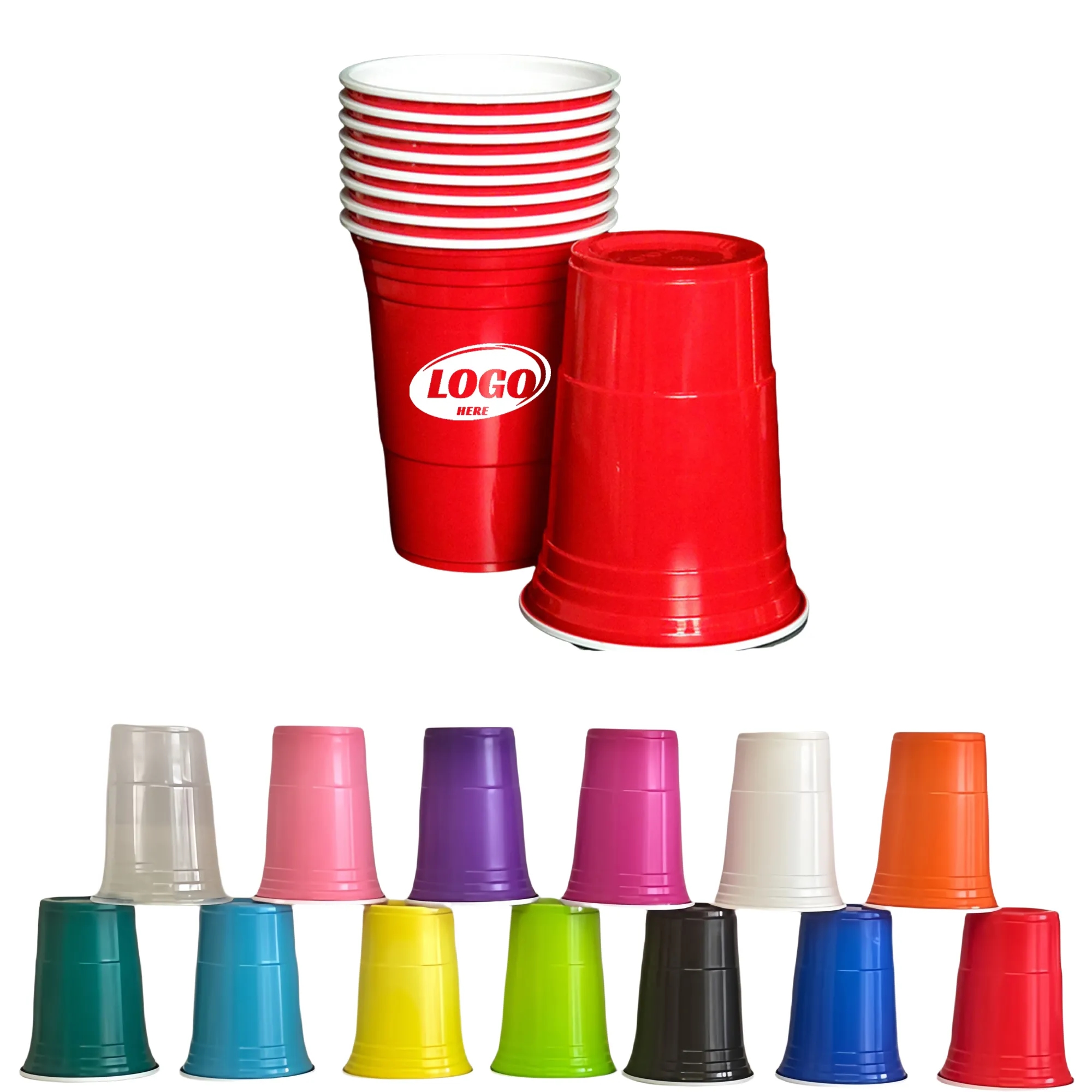 Disposable Plastic Party Cup - 16 Oz