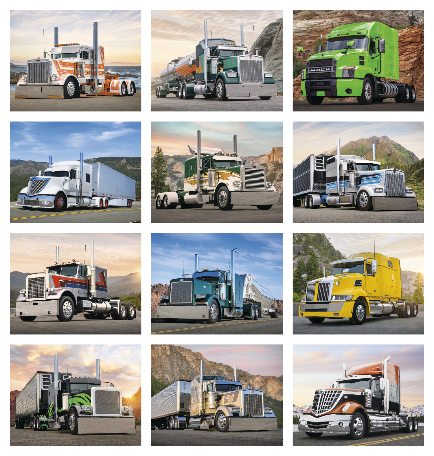 Triumph® Calendars Big Rigs Calendar 70