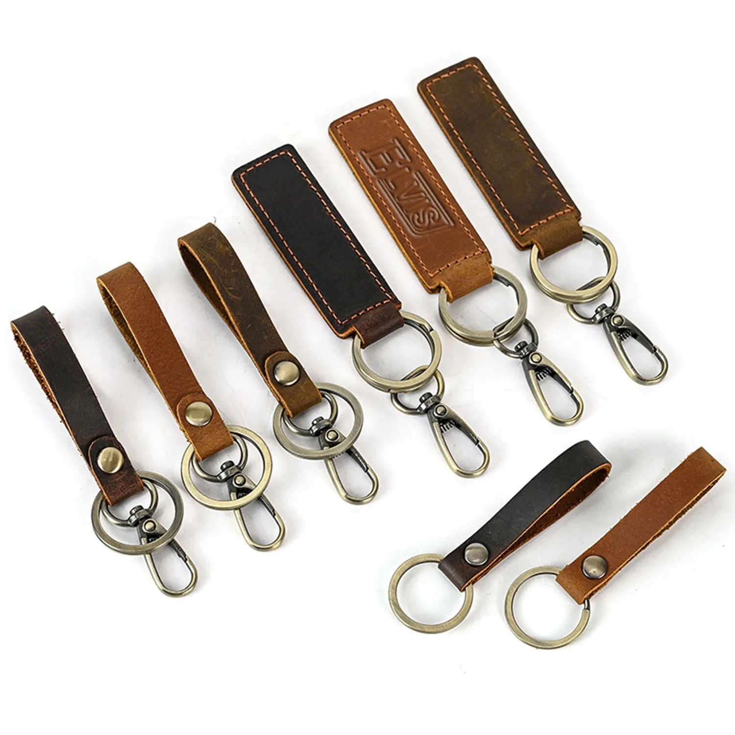 Original Genuine Leather Keychain Pendant 2